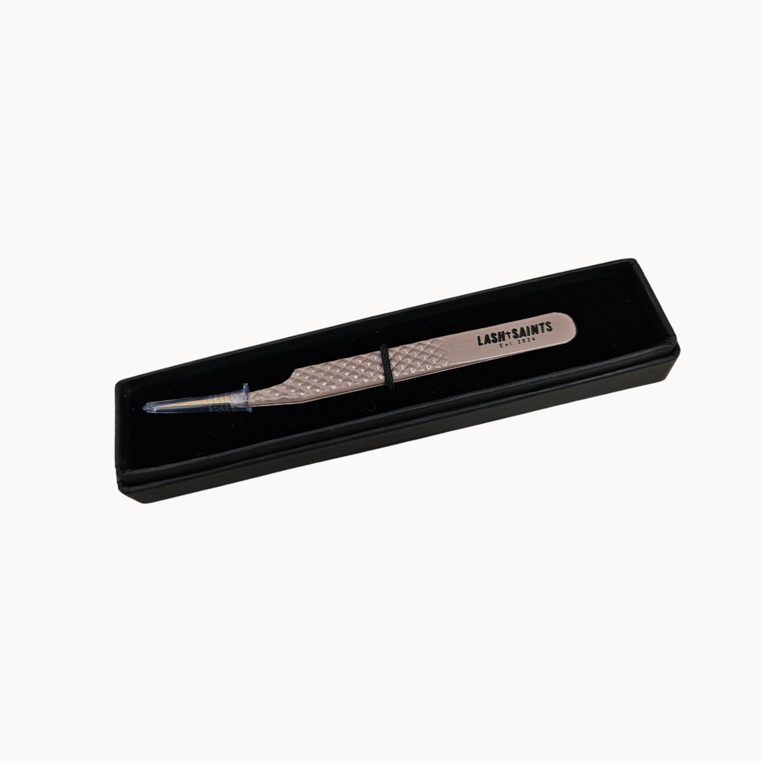 Straight Gold Tip Isolating Tweezers